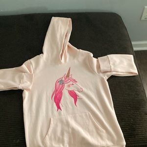 Pink unicorn hoodie